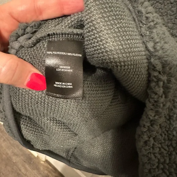32 degrees XXL Cozy Gray Fleece Jacket - Picture 4 of 4
